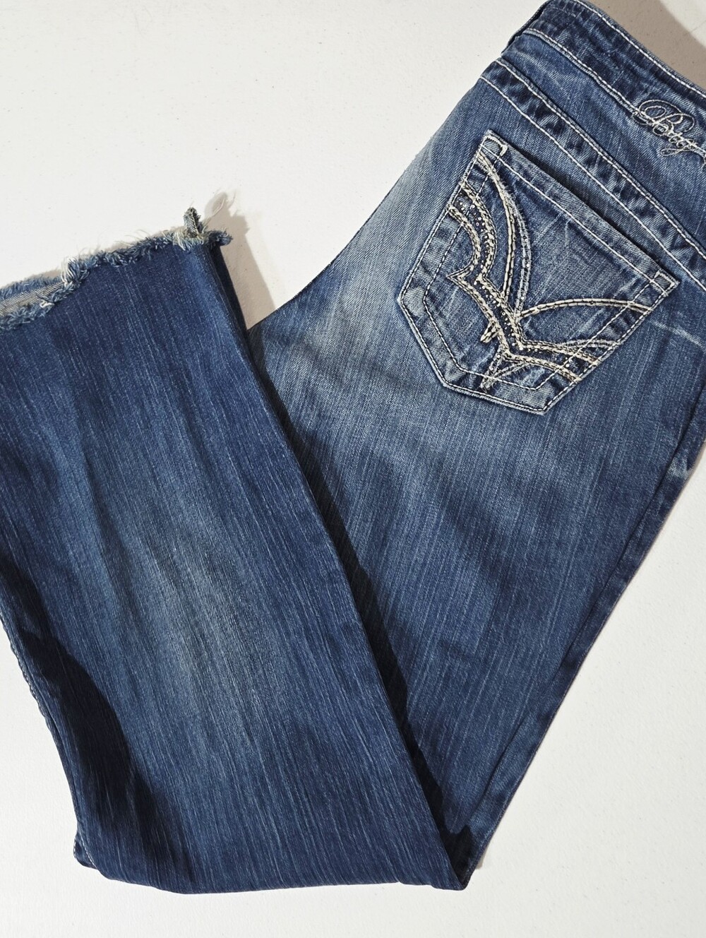 Big Star Vintage Thick Stitch Embroidered Waistband 32